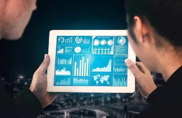 A screenshot of a data analysis dashboard, highlighting key performance indicators (KPIs) and trends identified by AI algorithms, demonstrating the power of data-driven decision-making.
