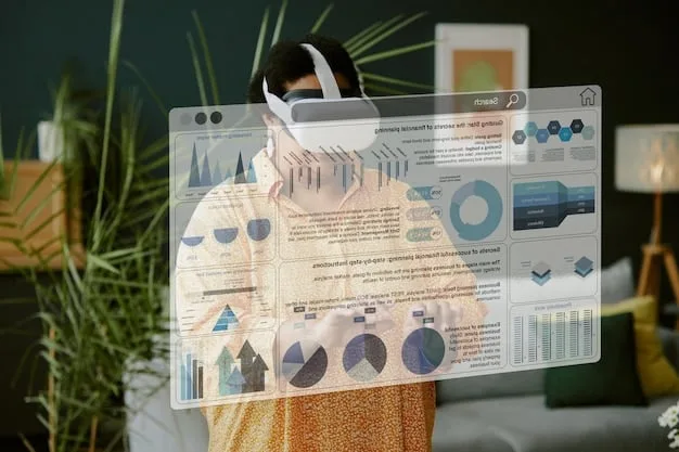 An interactive dashboard with AI-enhanced CRM data visualization, showcasing detailed lead profiles enriched with insights from multiple sources. The image illustrates how AI provides a comprehensive view of each lead.