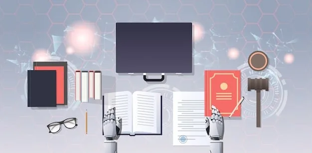 A split screen showing manual legal research on one side (books, messy desk) and AI-powered research on the other (clean desk, computer screen with advanced analytics).
