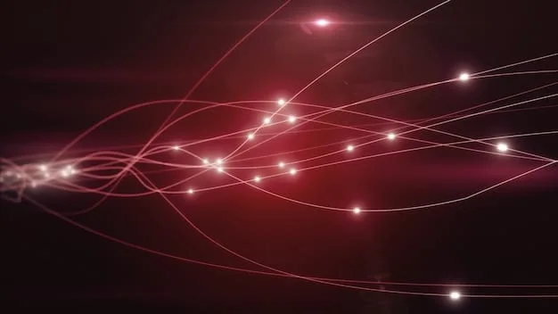 An abstract visual representation of trust, with interconnected nodes and glowing lines forming a secure network, symbolizing ethical data flow and AI development that prioritizes privacy and user confidence.