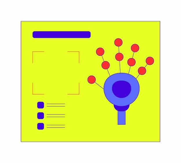 A flowchart illustrating the process of using AI algorithms for customer segmentation, from data ingestion to segment identification and targeting. Aim for a professional and informative visual style.