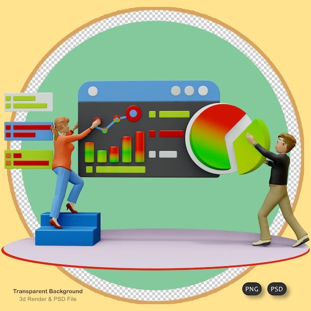A visual representation showcasing the lead scoring process. It includes two columns titled 