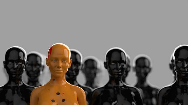 A graphic illustrating fairness and transparency in AI, depicting diverse individuals receiving equal opportunities and treatment. The image symbolizes the ethical use of AI in sales, promoting trust and inclusivity.