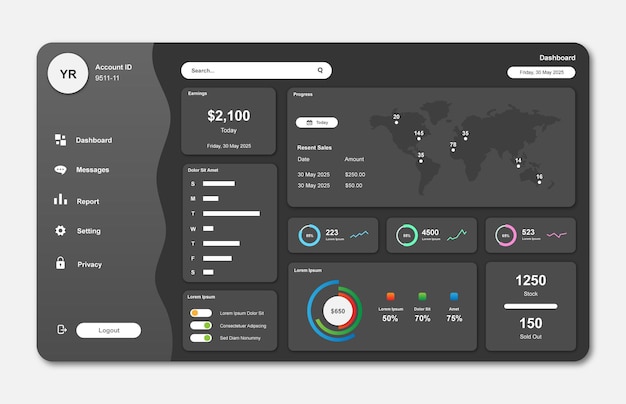 A screenshot of a modern AI-powered CRM dashboard designed for sales teams. The dashboard features real-time data visualization, lead scoring, opportunity tracking, and automated task management. The image demonstrates the user-friendly interface and comprehensive functionality of AI sales tools.