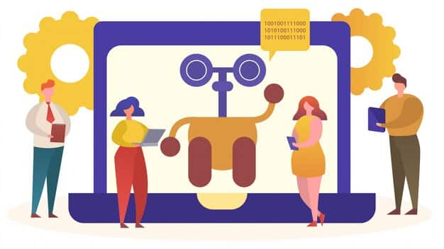 A visual representation of traditional lead generation methods being replaced by an AI-powered engine, symbolizing the shift from manual to automated processes.