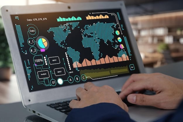 A detailed data dashboard showing various metrics related to AI development and adoption trends across different countries. Highlight graphs, charts, and key performance indicators.