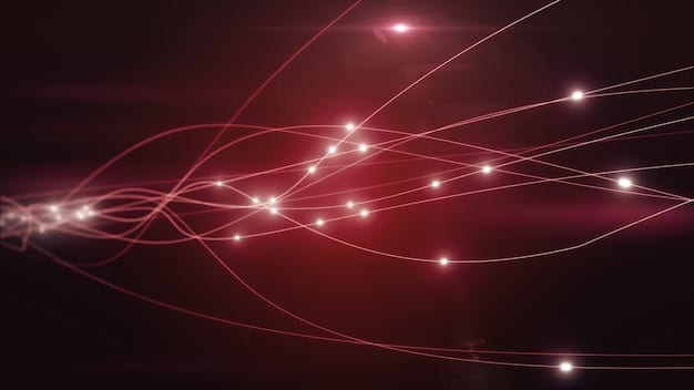 An abstract visual representation of trust, with interconnected nodes and glowing lines forming a secure network, symbolizing ethical data flow and AI development that prioritizes privacy and user confidence.
